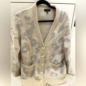 Rag and Bone camouflage wool and angora sweater